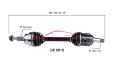 CV Axle Assembly-Shaft PROTECH CH10010