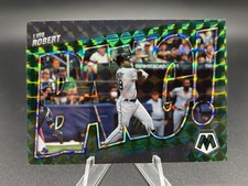2022 Panini Mosaic Bang GREEN MOSAIC #BG-4 Luis Robert Chicago White Sox