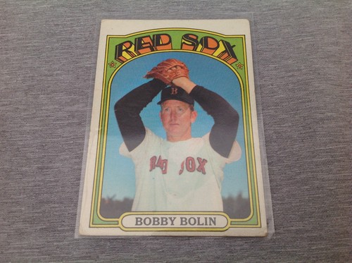 1972 Topps #266 Bobby Bolin in Plastic Sleeve