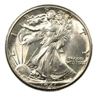 1941-P Philadelphia Walking Liberty Silver Half 50c Uncirculated BU+