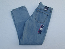 George Regular Blue Light Wash Men’s Straight Leg Jeans 100% Cotton Size 30 x 30