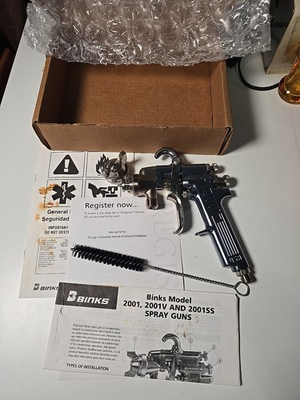 #ad BINKS 2001 Pressure Paint Spray Gun 66SS 66SD USA $249.99