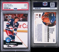 1991 Pro Set French Tony Amonte Rookie PSA 9 Mint #550
