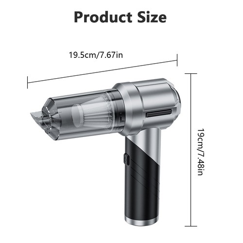 Aspirapolvere Portatile Senza Fili Piccolo Mini Portatile Auto Casa Wireless USz2 - Foto 18 di 18