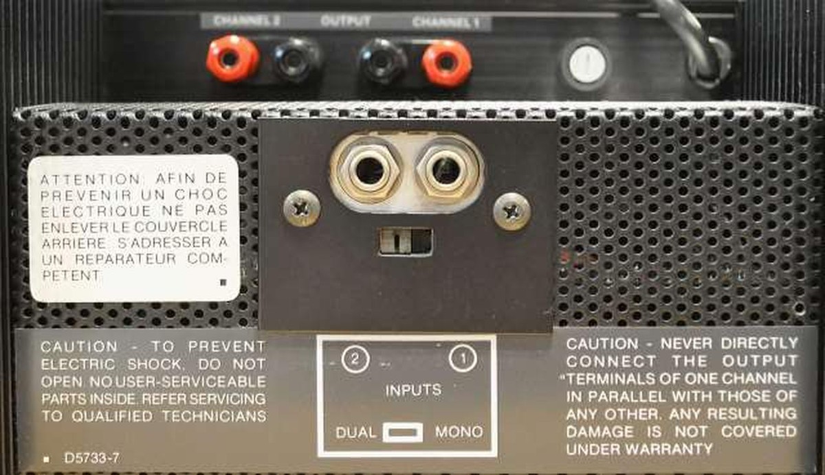 1230* AMCRON パワーアンプ D-150A SeriesII Crown D-150A Series II Review & Lab Measurements by Ken Rockwell