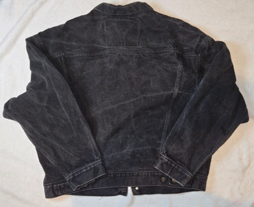 Levi's Black Denim Trucker Jacket 70598 4159 Men's Large - Picture 6 of 6