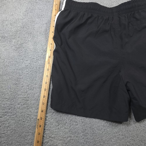 Adidas Classic Badeshorts schwarz 3 weiße Streifen Mesh gefüttert Herren XL - Bild 4 von 8