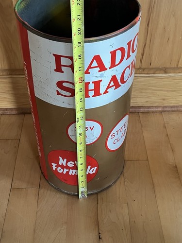 Vintage Radio Shack Advertising Store Display Trash Can Battery Shaped (Damaged) - Bild 2 von 14