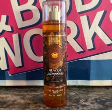 1 BATH  BODY WORKS GLAZED PUMPKIN FINE FRAGRANCE MIST SPRAY 8OZ VANILLA CARAMEL
