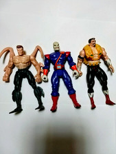 toybiz spiderman animated series lot smythe chameleon kraven the hunter 5"