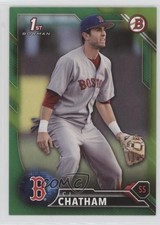 2016 Bowman Draft Draft Picks Green 79/99 CJ Chatham #BD-38 3w8
