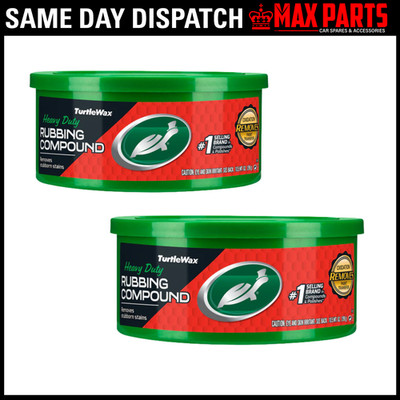 2x Turtle Wax Rubbing Compound Paste 297g (50191) - Kratzerentferner & Politur