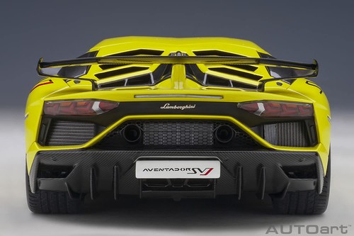 AUTOart 1/18 Lamborghini Aventador SVJ Pearl Yellow Finished Product - Picture 6 of 9