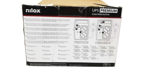 Nilox Interaktywny UPS 1200 VA - Zdjęcie 3 z 8