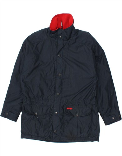 MUSTO Herren Windbreaker Jacke UK 36 Small Navy Blau Polyester BA05