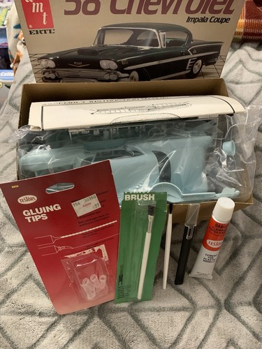 AMT ERTL 58 Chevrolet Impala Coupe 1/25 Model Kit - Picture 2 of 14