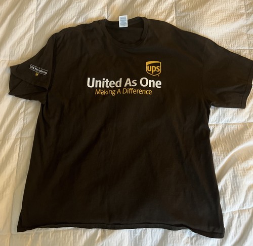 UPS United Parcel Service T-Shirt Größe XX L United As One Employee Uniform