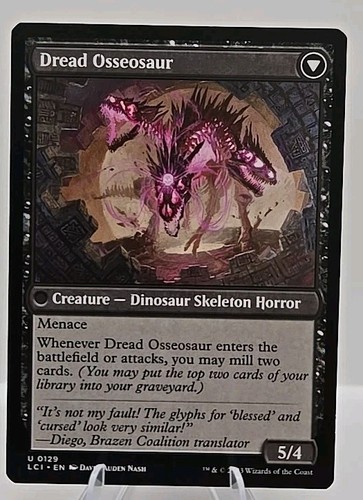 Visage of Dread MTG The Lost Caverns of Ixalan Regular - Picture 2 of 2