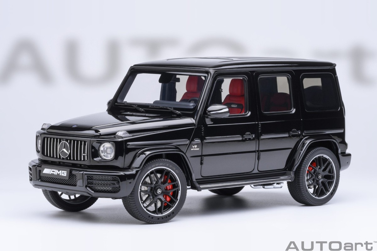 1/18 Mercedes-Benz AMG G63 Black W/ Red Interior 2019 Model