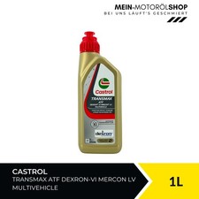 Castrol Transmax ATF Dexron-VI Mercon LV Multivehicle Getriebeöl 1 Liter