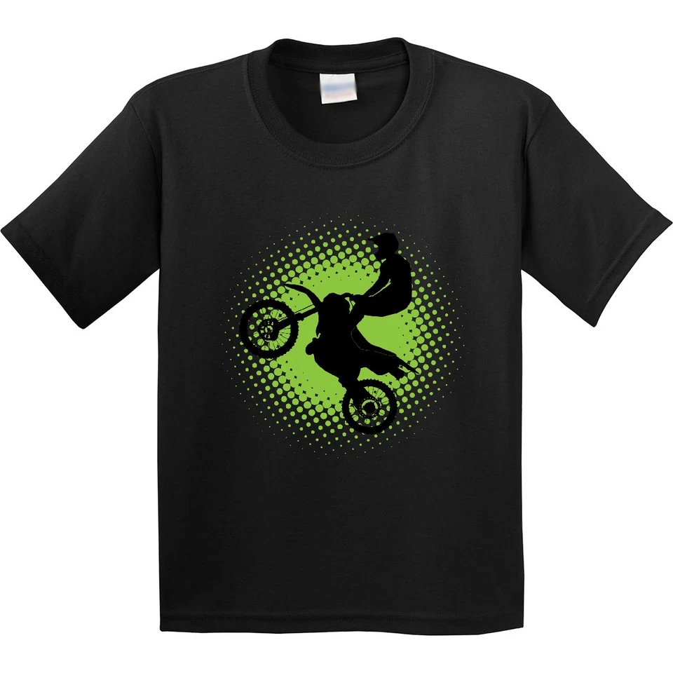 Inktastic Motocross Rider Freestyle Sports Youth T-Shirt Racing Stunts Off-road