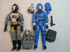 Gi Joe Black Major Cobra Commander And Batman Figure Lot