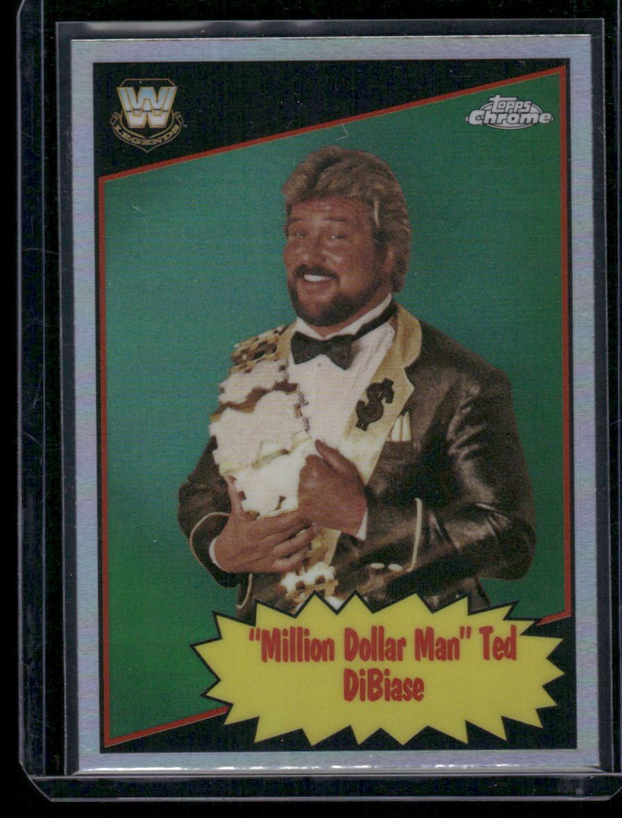 2025 Topps Chrome WWE 'Million Dollar Man' Ted DiBiase 1985 Legends Refractor