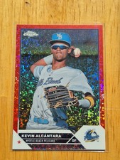2023 Topps Pd Chrome Kevin Alcantara Red Mini Diamonds 4/5 Chicago Cubs