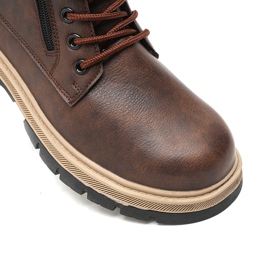 Non Slip Men's Steel Toe Work Boots Construction Waterproof Leather Safety Shoes - Picture 34 of 47