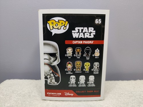 Funko Pop Star Wars Il Risveglio della Forza Capitano Phasma #65 con Protezione Pop - Foto 5 di 8