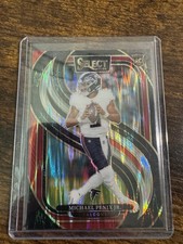 2024 Select Premier Level Michael Penix Jr. #110 Black & Red Shock Prizm Rookie