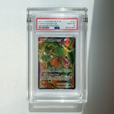 Rayquaza EX (123 Full Art) PSA 10 Dragons Exalted Holo 