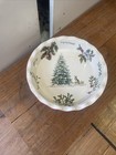 Better Homes & Gardens Heritage Winter Forest Bunny Deep Pie Quiche Plate Dish