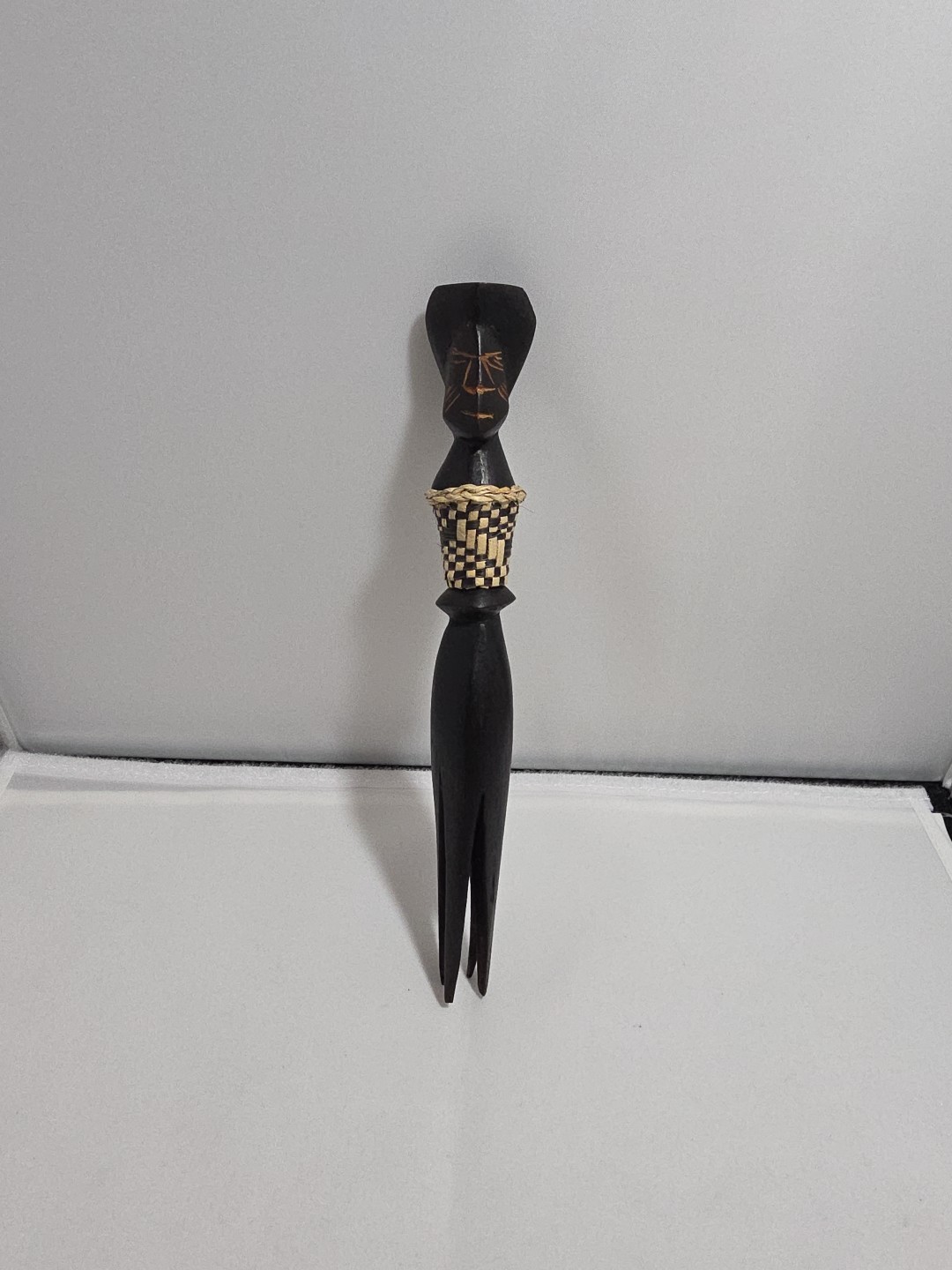 Iculanibokola Fijian Cannibal Fork Fiji Tribal Carved Wood Chief Art Ceremonial 