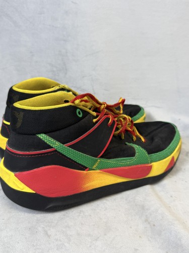 Nike KD 13 Zapatos Para Hombre Talla 8 Negro Rojo Amarillo Verde Rasta Baloncesto DC0010-001 - Imagen 2 de 18