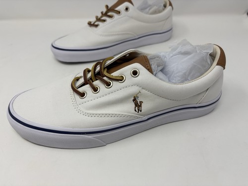 Polo Ralph Lauren Keaton LCL Pony Low Top Lace Up Canvas Sneaker Size 9 Shoes