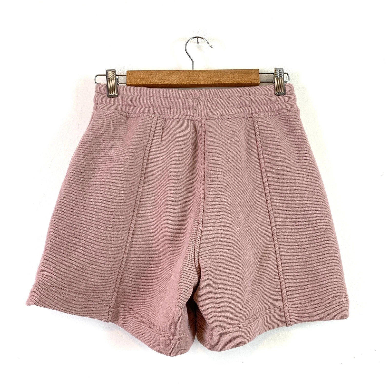 smartwool high rise recycled merino wool blend terry casual shorts