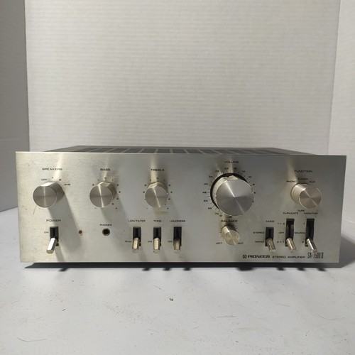 Vintage 1970s Pioneer SA-7500 II Silver Face Stereo Power Amplifier
