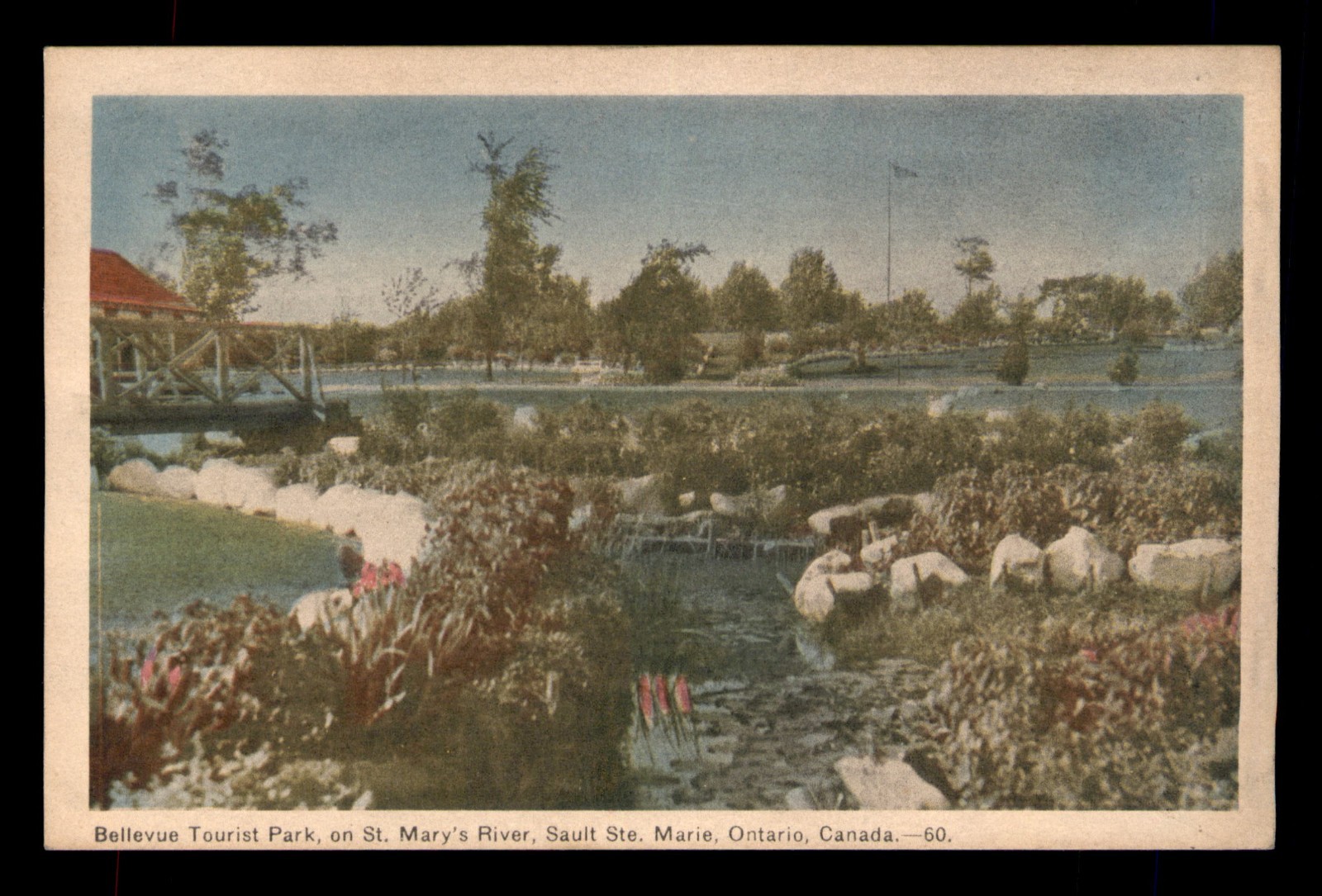 Bellebue Tourist Park On St Marys River, Sault Ste Marie, Ontario, Canada, Unp