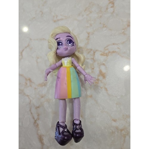 Capsule Chix 5" Doll Rainbow Dress Poseable VN 6 - Picture 3 of 10