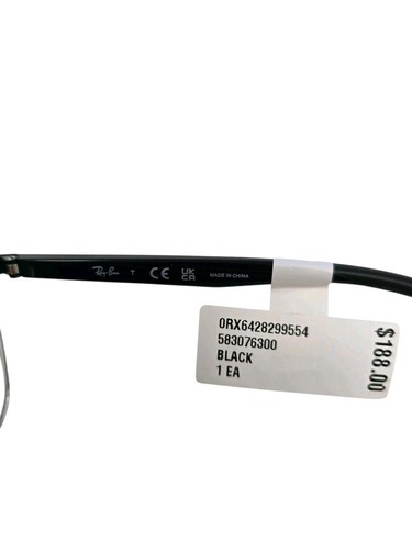 Ray-Band RX6428-29958 montatura nera SOLO NUOVA - Foto 8 di 12