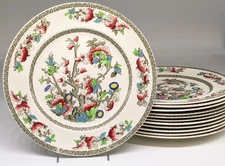 Vintage Johnson Brothers Indian Tree 10" Dinner Plates England