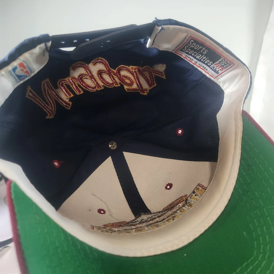 Denver Nuggets Sports Specialties Винтажная шляпа Script Back Champions Редкая  - Изображение 3 из 4