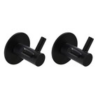  2 Count Wandhaken Für Mäntel Multifunktionsbügel Home -Haken Starker