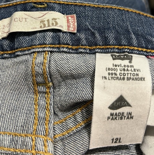 Levis 315 Bootcut Jeans Size 12L - Picture 3 of 3