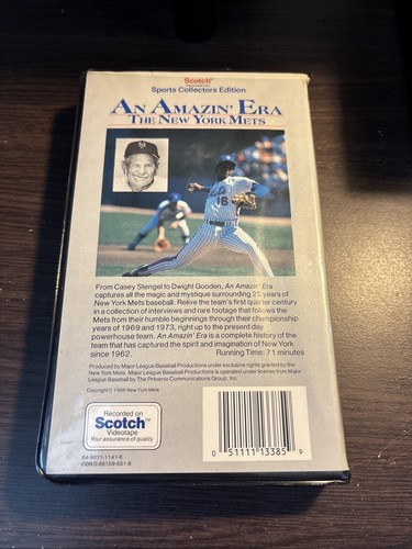 An Amazin’ Era: The New York Mets 25th Anniversary (1986) VHS - MLB Baseball - Picture 2 of 3
