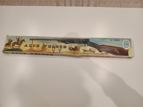 Fucile giocattolo vintage - Alce Veloce - Carabina anni 70 con scatola - Imagen 2 de 13