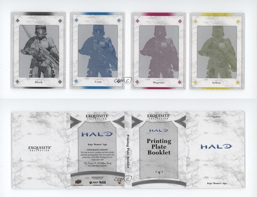 2024 Halo Legacy Collection Exquisite Printing Plate Booklet 1/1 Kojo Romeo Agu - Picture 3 of 3