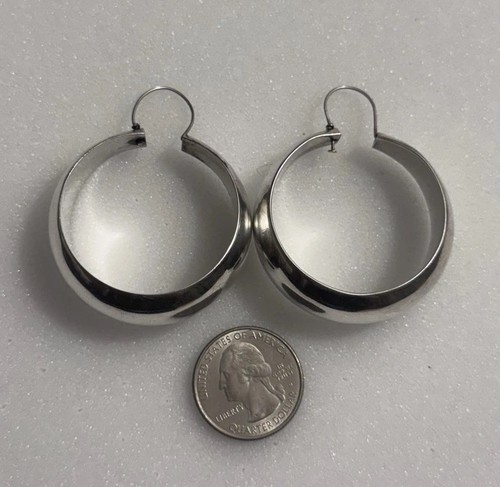 Vintage Mexico 925 Sterling Silber 191 große Creolen #10 - Bild 6 von 11