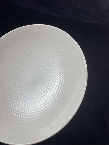Rorstrand Sweden Bla Eld Blue Fire Bengtstrand Herringbone Soup Bowl 8" - Picture 3 of 7